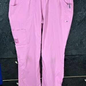 Pink women’s scrub pants